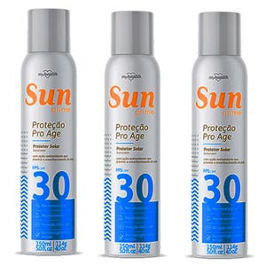 Protetor Solar Spray 30 Fps Sun Prime 150ml AE2600018 Kit 3 Unidades MY HEALTH