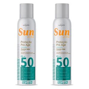 Protetor Solar Spray 50 Fps Sun Prime 150ml AE2600019 Kit 2 Unidades MY HEALTH