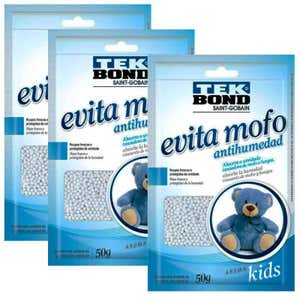 Evita Mofo Kids Sachê 50 GR Kit com 3 Unidades TEKBOND
